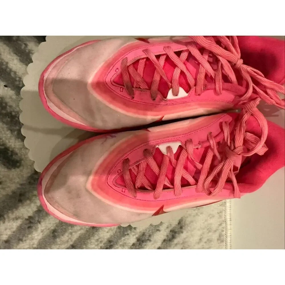 Nike Kid's A'ja Wilson A'One GS Basketball Sneakers Shoes Pink Size 5Y